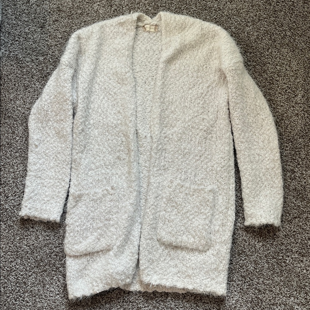 Altar'd State Cream Cardigan Sweater